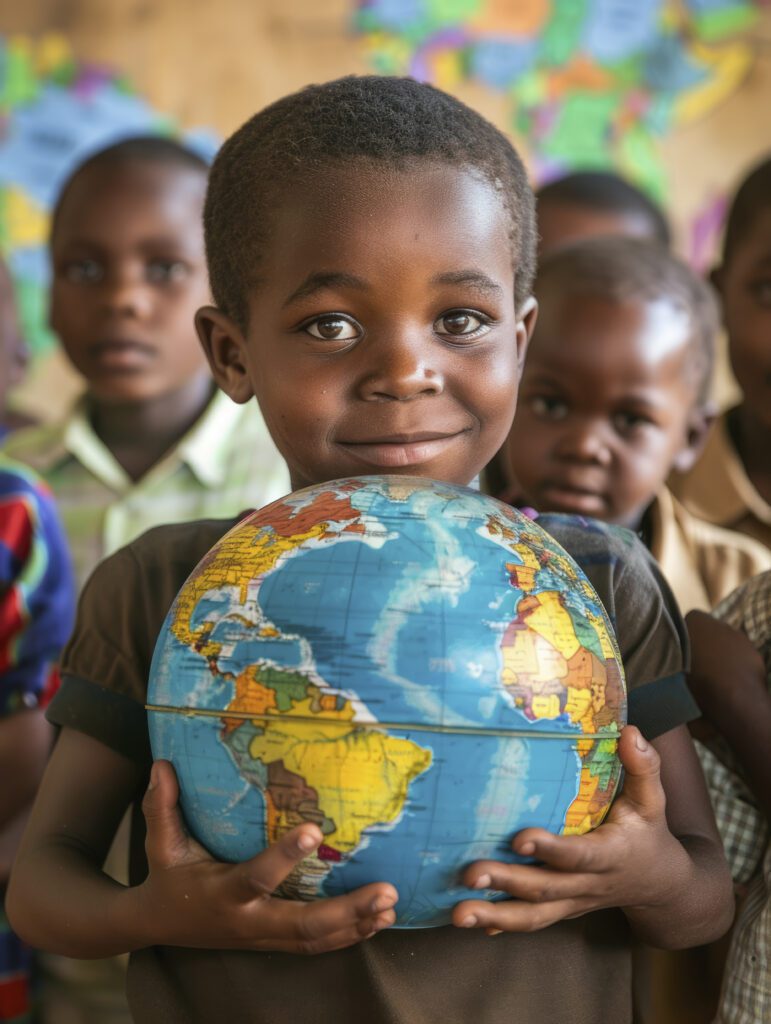 African Kids Enjoying Life